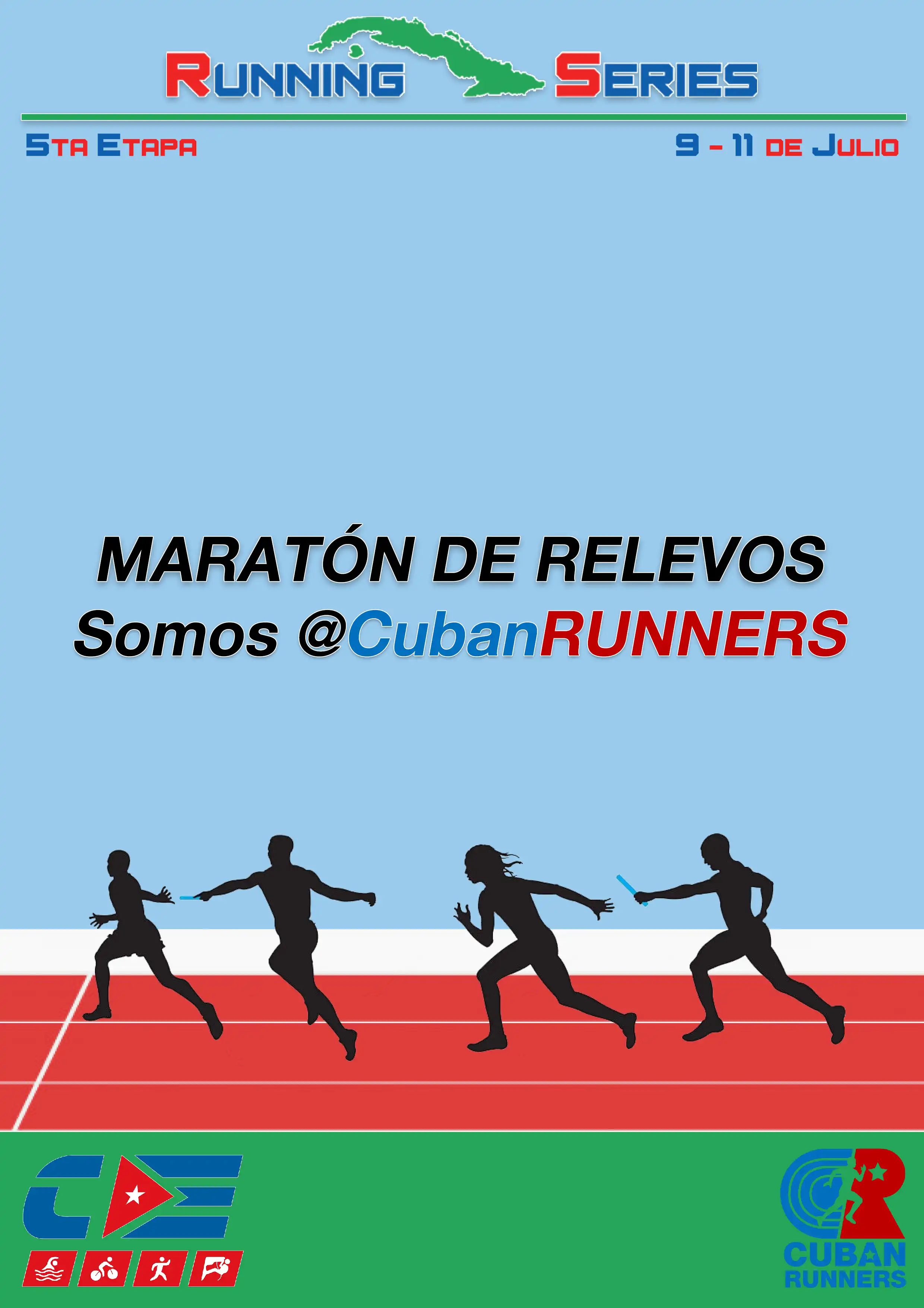 Poster of Maratón de Relevos Somos @CubanRUNNERS