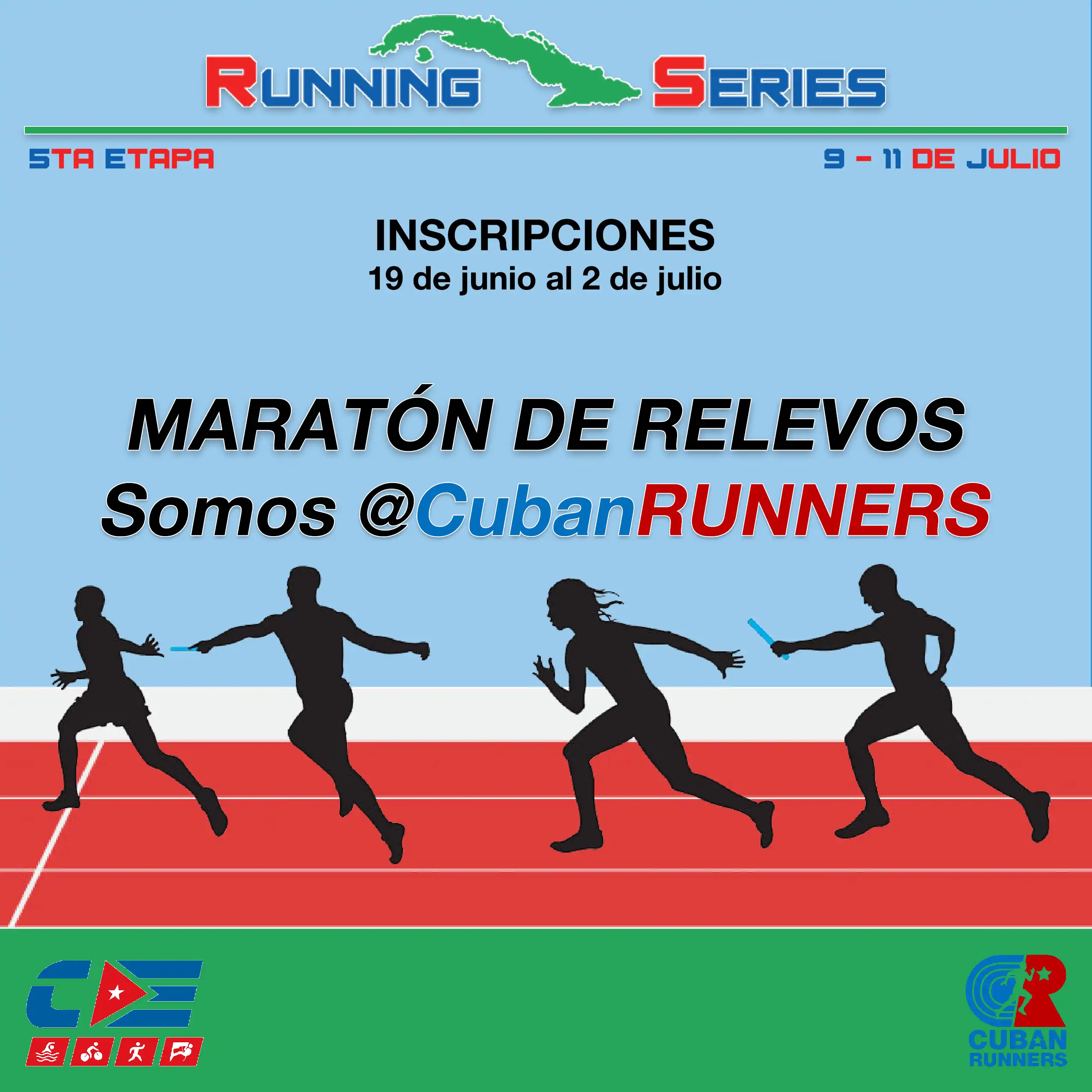 Poster of Maratón de Relevos Somos @CubanRUNNERS